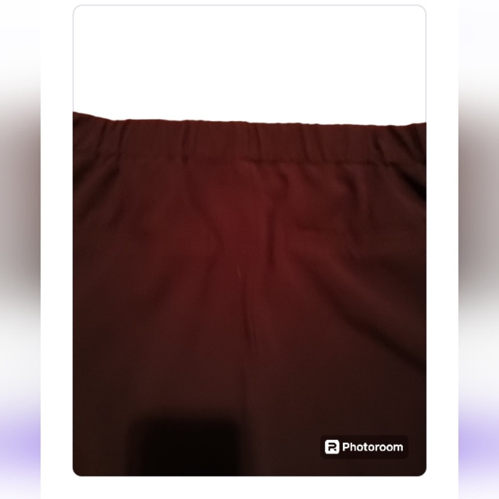 Old Navy Women's Dress Pants Brown Elastic Waist pull on - Picture 3 of 3